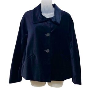 NWT Talbots Navy Velvet Blazer or Jacket